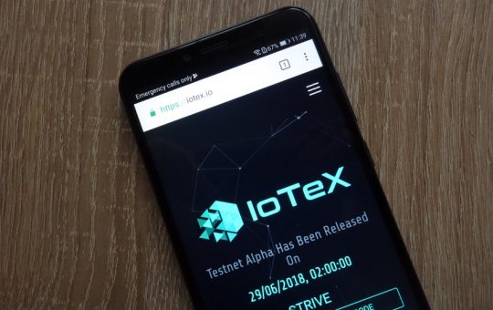 IoTEX (IOTX) up 65% after IoTX delivered a keynote at the DeFiLive event today