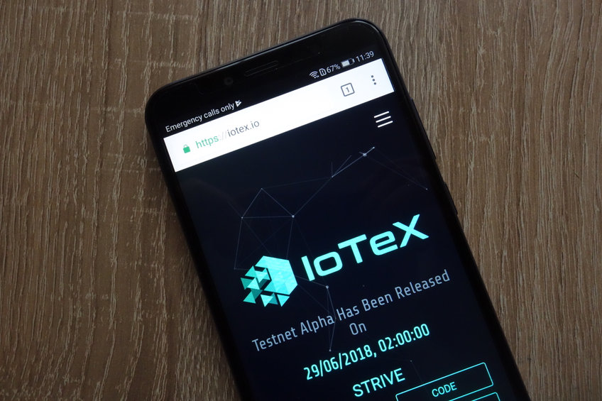 IoTEX (IOTX) up 65% after IoTX delivered a keynote at the DeFiLive event today