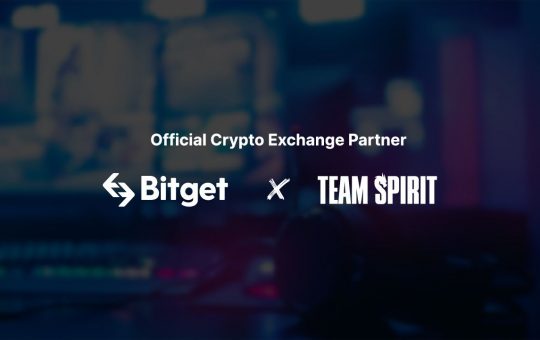 Bitget Signs Sponsorship Deal With Team Spirit as Official Crypto Partner
