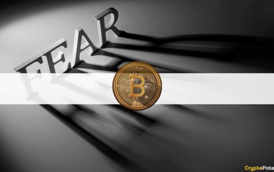 Bitcoin Fear and Greed Index Dumps to Lowest Levels Since the COVID-19 Crash