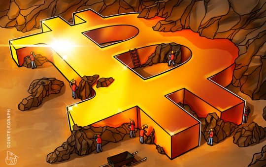 Bitcoin mining revenue mirrors 2021 lows, right before BTC breached $69K