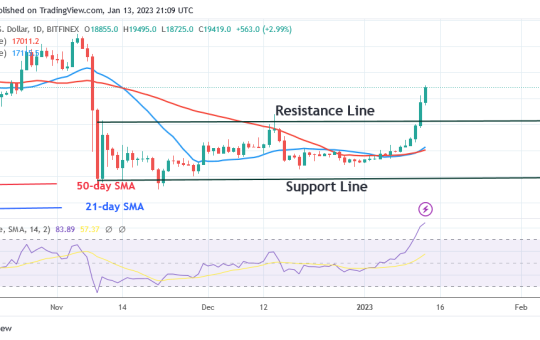 Bitcoin Price Prediction for Today, January 13: BTC Is on a Bullish Run to a High of $20.9K