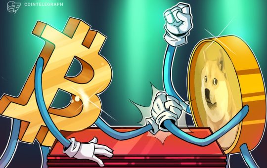 Dogecoin hits 4-month lows vs. Bitcoin — 50% DOGE price rebound now in play