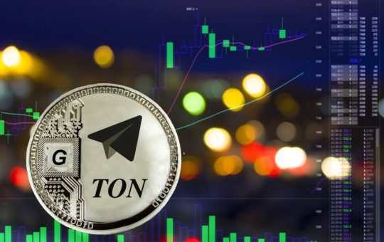 Toncoin breaks into the top 10 after adding 30% in one week