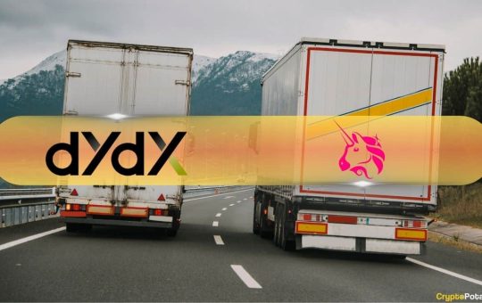 dYdX Overtakes Uniswap in Daily Transaction Volumes